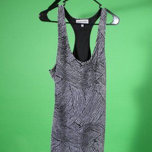 Large stretchy Art Deco Almost Famous Racerback Fitted Dress